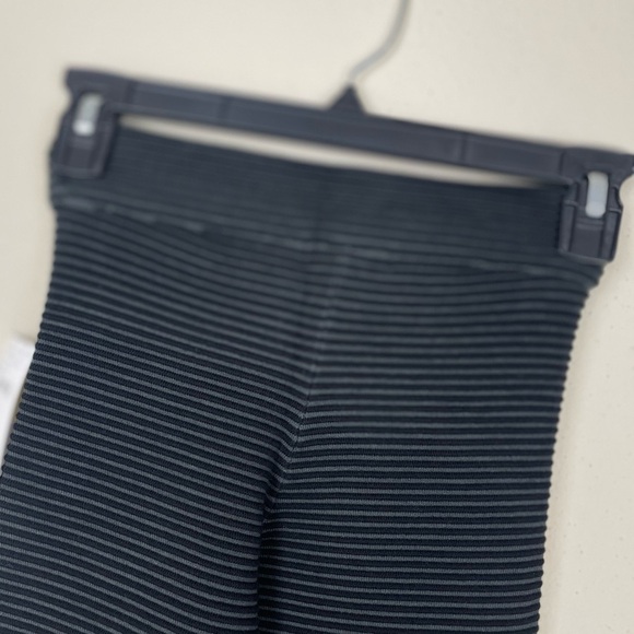 NWT‎ Good American Black Heavy Ribbed Wide Leg Pants Size 0 - Picture 7 of 7